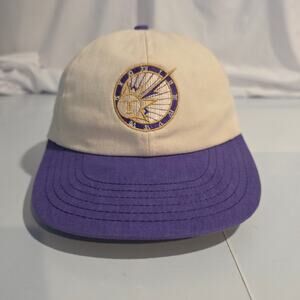 VTG Embroidered Sun Dial Two‎ Tone Snapback Hat Made in USA 90s Paramount